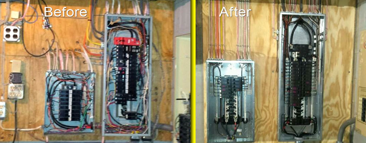 Residential electrical wiring installers