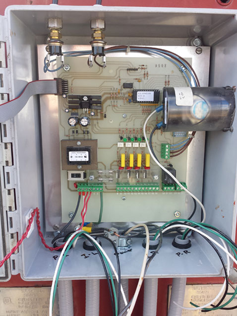 Electrical power distribution installation for oil and gas facilities